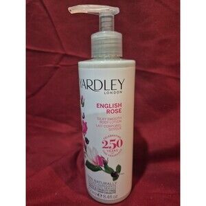 New Yardley of London English Rose Body Lotion  8.4 Ounce Silky Smooth Vegan